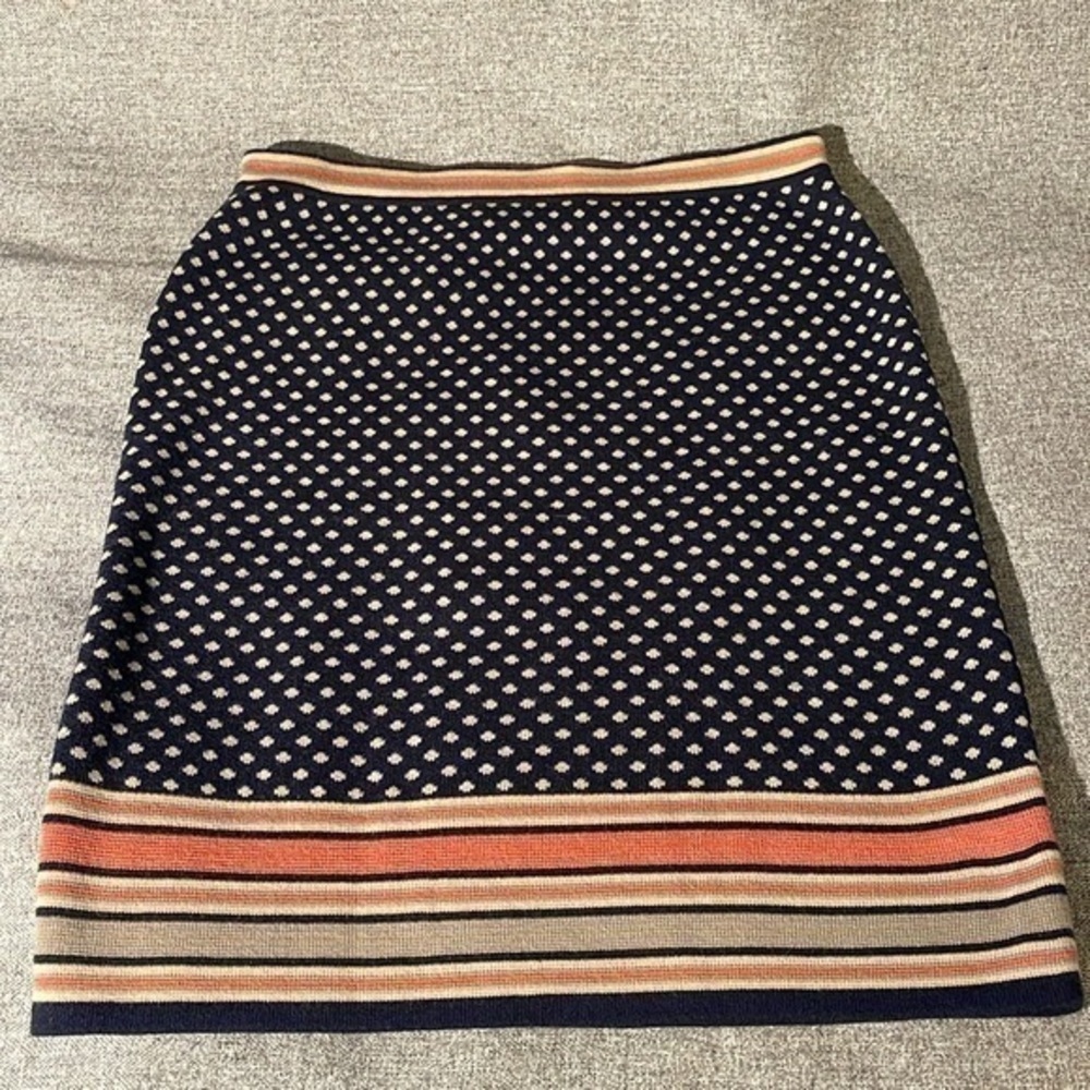 Anthropologie Sparrow Sweater Dot Pencil Skirt M